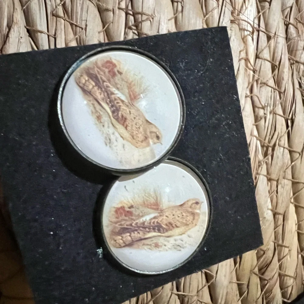 Pheasant Cuff Links